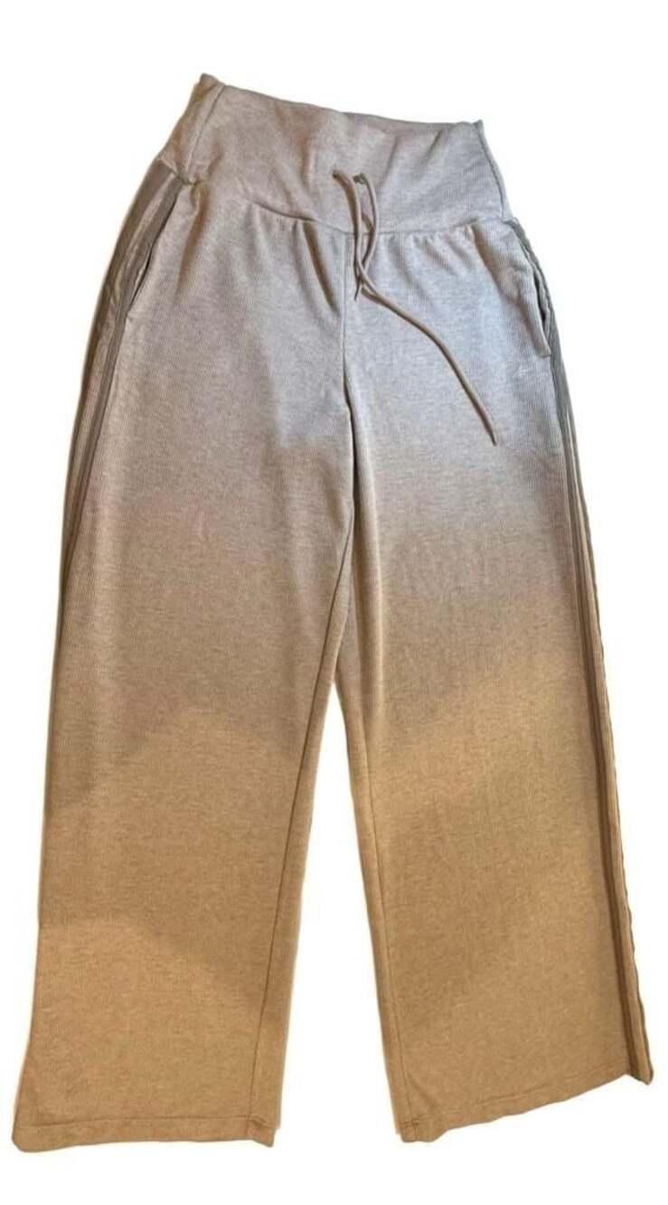 Halara Wide Leg Sweatpants with Side Stripes, Size M